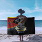 Eswatini Somhlolo Day Sarong Coat Of Arms With Map - African Pride