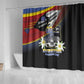 Eswatini Somhlolo Day Shower Curtain Coat Of Arms With Map - African Pride