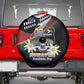 Eswatini Somhlolo Day Spare Tire Cover Coat Of Arms With Map - African Pride