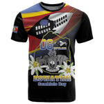 Personalized Eswatini Somhlolo Day T shirt Coat Of Arms With Map - African Pride