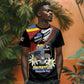 Personalized Eswatini Somhlolo Day T shirt Coat Of Arms With Map - African Pride