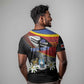 Personalized Eswatini Somhlolo Day T shirt Coat Of Arms With Map - African Pride