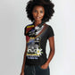 Personalized Eswatini Somhlolo Day Women Polo Shirt Coat Of Arms With Map - African Pride