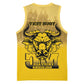 Personalized Buffalo Soldier Basketball Jersey African American Heroes - Yellow - African Pride