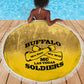 Buffalo Soldier Beach Blanket African American Heroes - Yellow - African Pride
