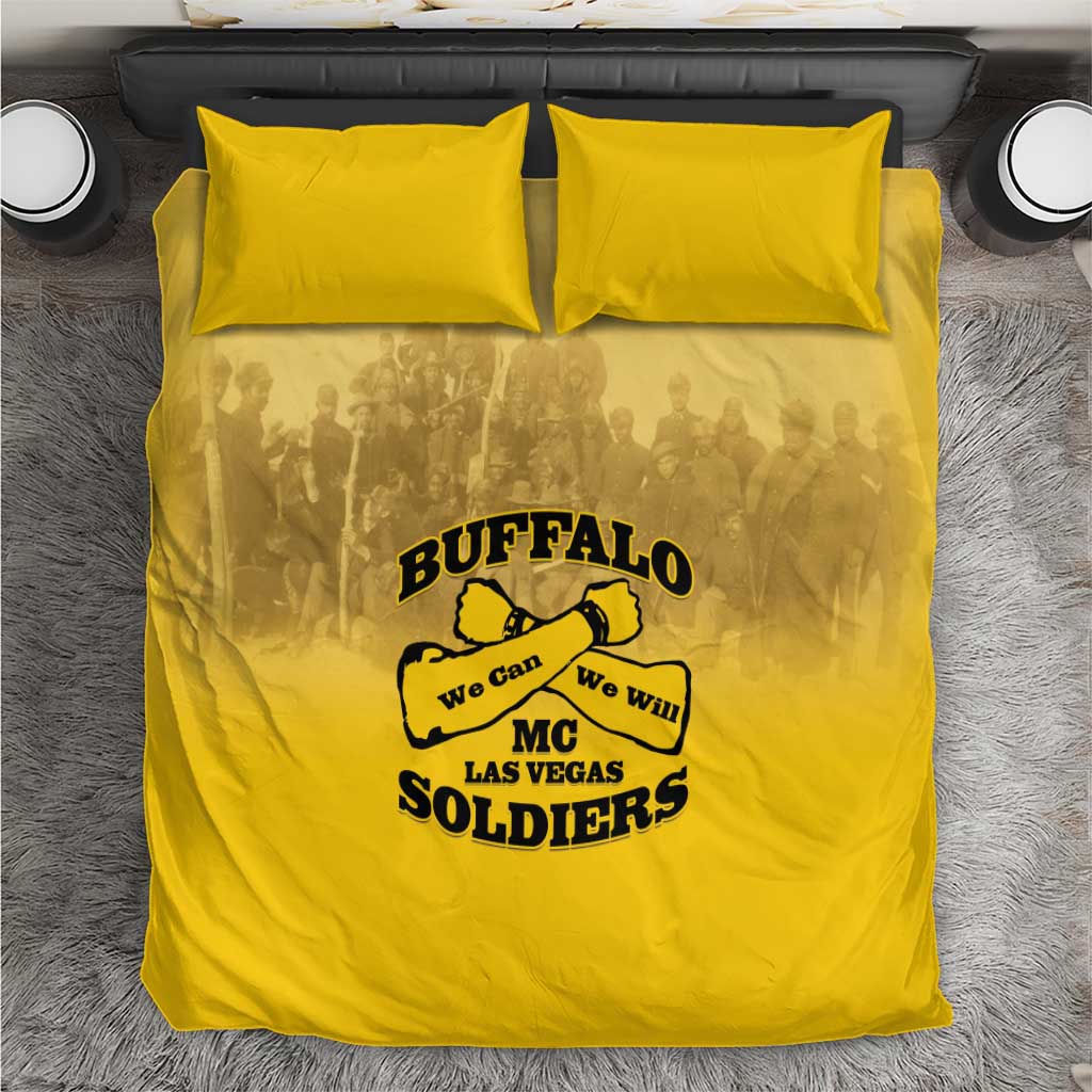 Buffalo Soldier Bedding Set African American Heroes - Yellow - African Pride