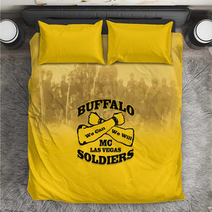 Buffalo Soldier Bedding Set African American Heroes - Yellow - African Pride