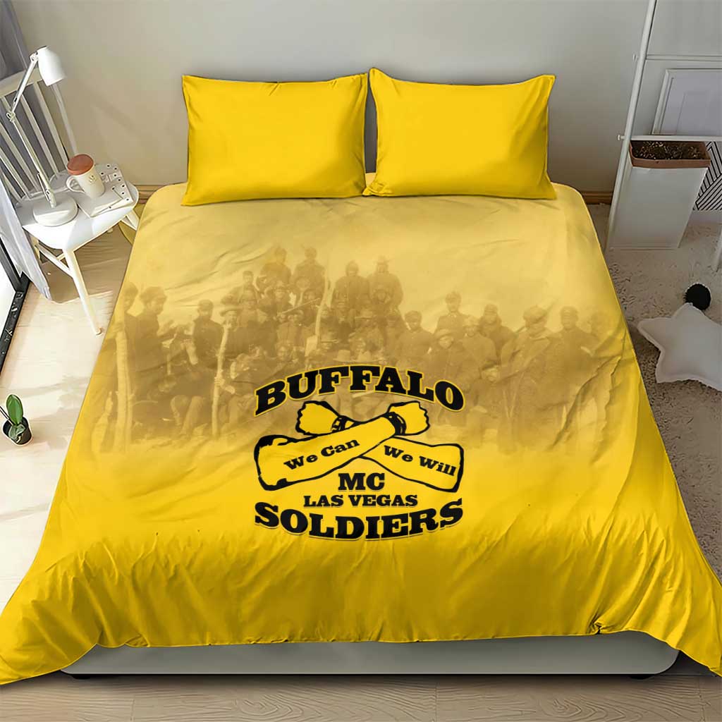 Buffalo Soldier Bedding Set African American Heroes - Yellow - African Pride