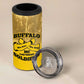 Personalized Buffalo Soldier 4 in 1 Can Cooler Tumbler African American Heroes - Yellow - African Pride