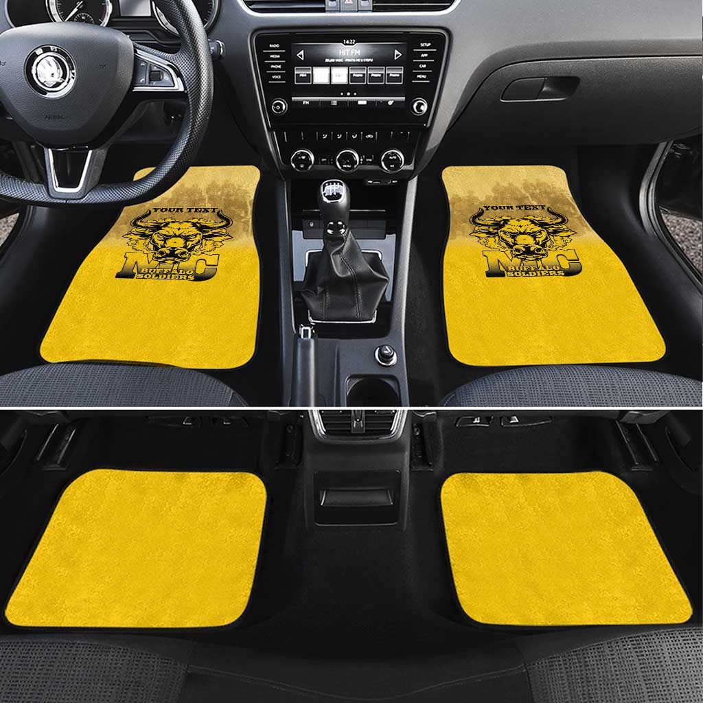 Buffalo Soldier Car Mats African American Heroes - Yellow - African Pride