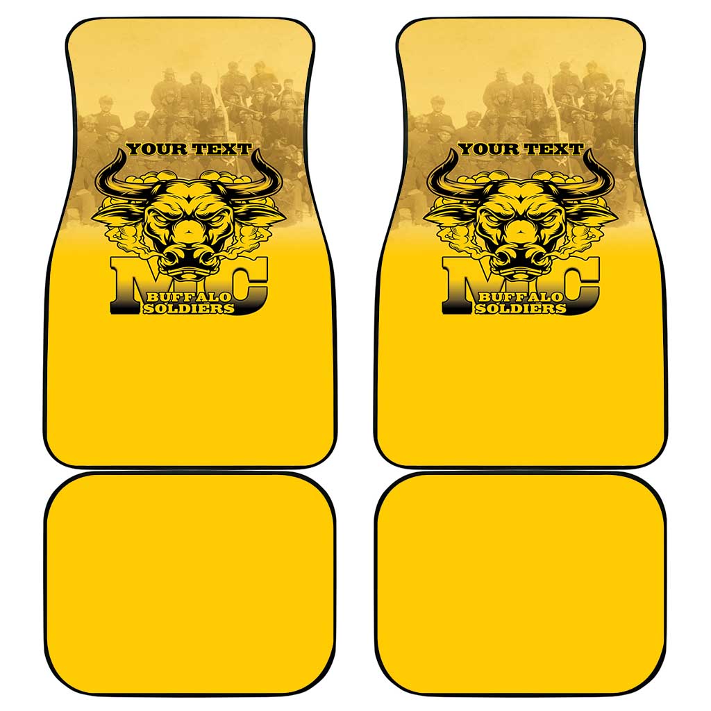 Buffalo Soldier Car Mats African American Heroes - Yellow - African Pride