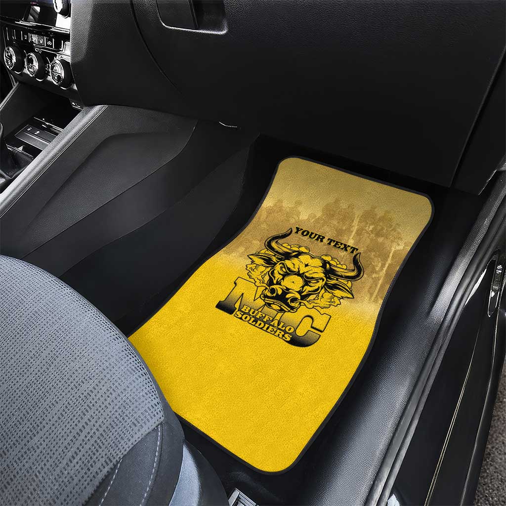 Buffalo Soldier Car Mats African American Heroes - Yellow - African Pride