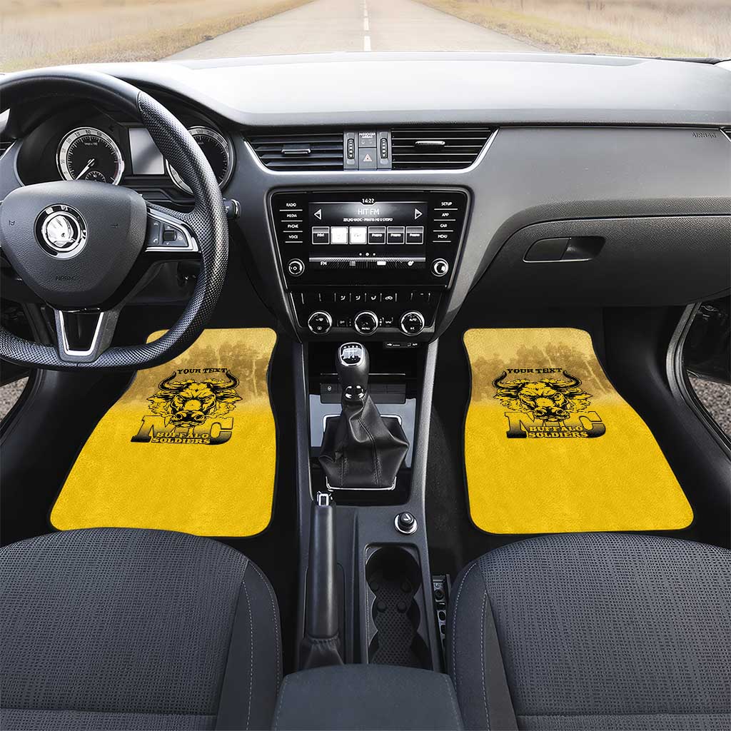 Buffalo Soldier Car Mats African American Heroes - Yellow - African Pride