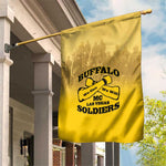 Buffalo Soldier Garden Flag African American Heroes - Yellow - African Pride