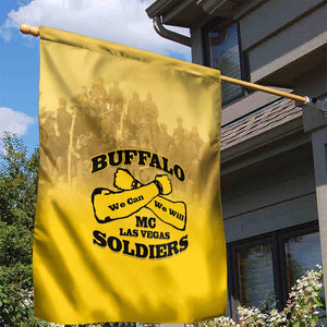 Buffalo Soldier Garden Flag African American Heroes - Yellow - African Pride