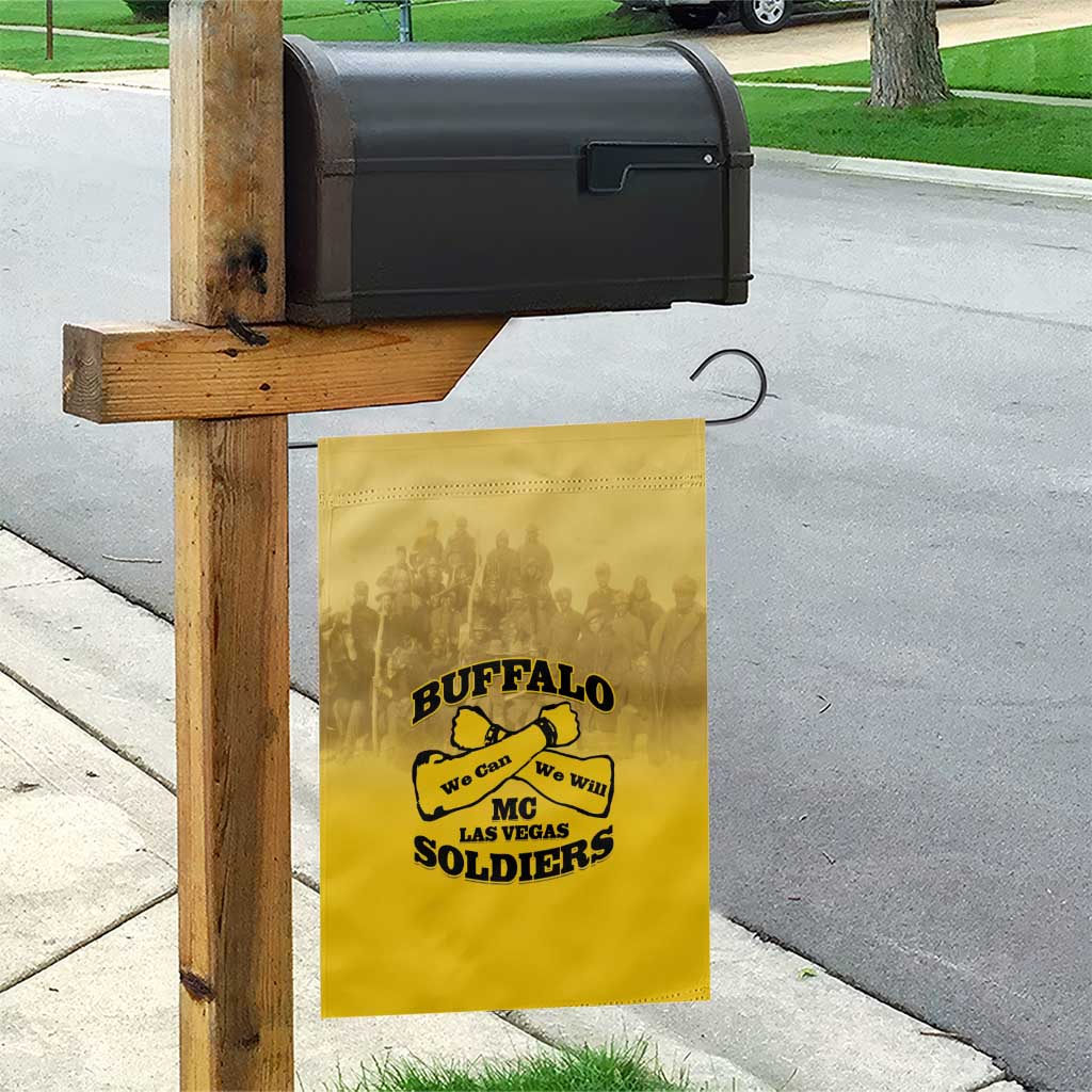 Buffalo Soldier Garden Flag African American Heroes - Yellow - African Pride