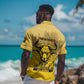 Personalized Buffalo Soldier Hawaiian Shirt African American Heroes - Yellow - African Pride