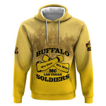 Personalized Buffalo Soldier Hoodie African American Heroes - Yellow - African Pride