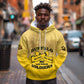Personalized Buffalo Soldier Hoodie African American Heroes - Yellow - African Pride