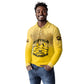 Personalized Buffalo Soldier Long Sleeve Polo Shirt African American Heroes - Yellow - African Pride