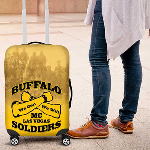 Buffalo Soldier Luggage Cover African American Heroes - Yellow - African Pride