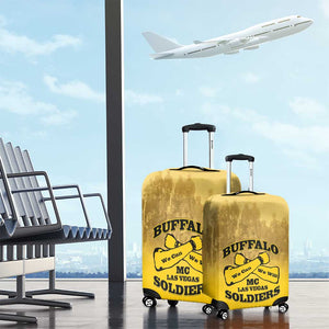 Buffalo Soldier Luggage Cover African American Heroes - Yellow - African Pride