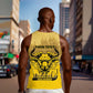 Personalized Buffalo Soldier Men Tank Top African American Heroes - Yellow - African Pride