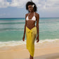 Buffalo Soldier Sarong African American Heroes - Yellow - African Pride