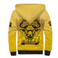 Personalized Buffalo Soldier Sherpa Hoodie African American Heroes - Yellow - African Pride