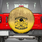 Buffalo Soldier Spare Tire Cover African American Heroes - Yellow - African Pride