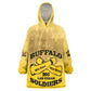 Personalized Buffalo Soldier Wearable Blanket Hoodie African American Heroes - Yellow - African Pride