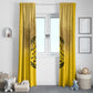 Buffalo Soldier Window Curtain African American Heroes - Yellow - African Pride
