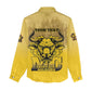 Personalized Buffalo Soldier Women Casual Shirt African American Heroes - Yellow - African Pride