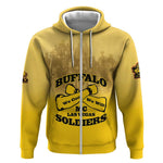 Personalized Buffalo Soldier Zip Hoodie African American Heroes - Yellow - African Pride