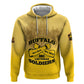 Personalized Buffalo Soldier Zip Hoodie African American Heroes - Yellow - African Pride