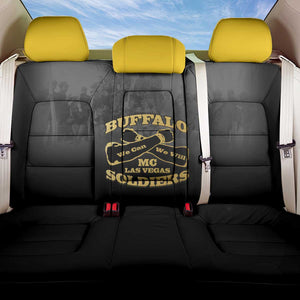 Buffalo Soldier Back Car Seat Cover African American Heroes - Black - African Pride