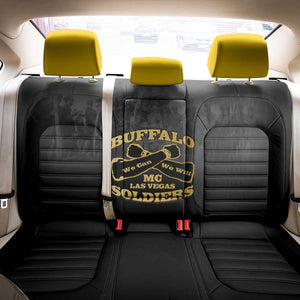 Buffalo Soldier Back Car Seat Cover African American Heroes - Black - African Pride