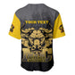 Personalized Buffalo Soldier Baseball Jersey African American Heroes - Black - African Pride