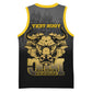 Personalized Buffalo Soldier Basketball Jersey African American Heroes - Black - African Pride
