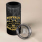 Personalized Buffalo Soldier 4 in 1 Can Cooler Tumbler African American Heroes - Black - African Pride