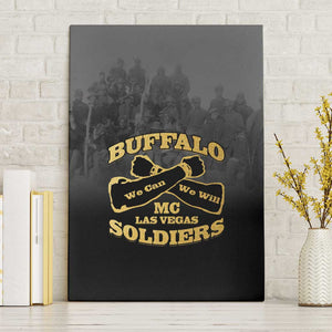 Buffalo Soldier Canvas Wall Art African American Heroes - Black - African Pride