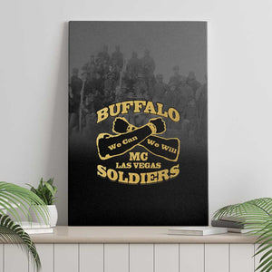 Buffalo Soldier Canvas Wall Art African American Heroes - Black - African Pride