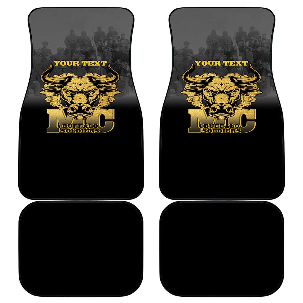 Buffalo Soldier Car Mats African American Heroes - Black - African Pride