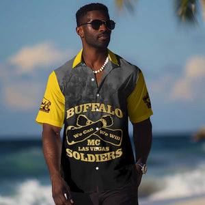 Personalized Buffalo Soldier Hawaiian Shirt African American Heroes - Black - African Pride