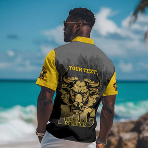 Personalized Buffalo Soldier Hawaiian Shirt African American Heroes - Black - African Pride