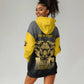 Personalized Buffalo Soldier Hoodie Dress African American Heroes - Black - African Pride