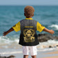 Personalized Buffalo Soldier Kid Hawaiian Shirt African American Heroes - Black - African Pride
