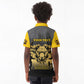 Personalized Buffalo Soldier Kid Polo Shirt African American Heroes - Black - African Pride