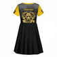Personalized Buffalo Soldier Kid Short Sleeve Dress African American Heroes - Black - African Pride