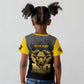 Personalized Buffalo Soldier Kid T shirt African American Heroes - Black - African Pride